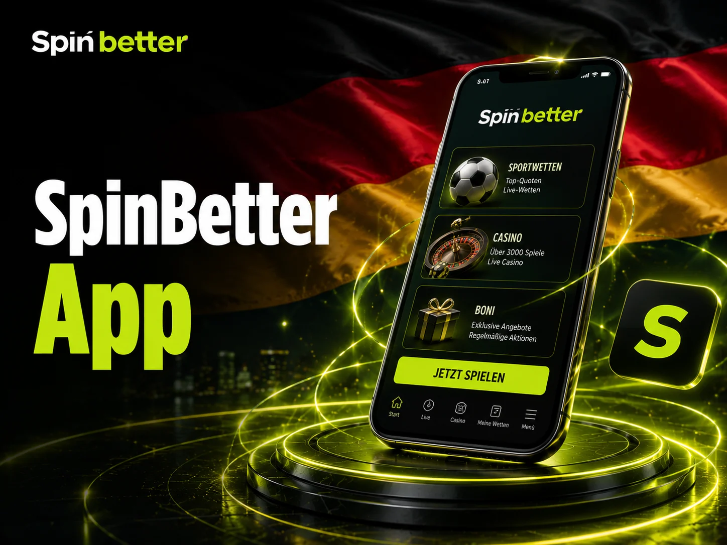 Die mobile SpinBetter App für Android und iOS