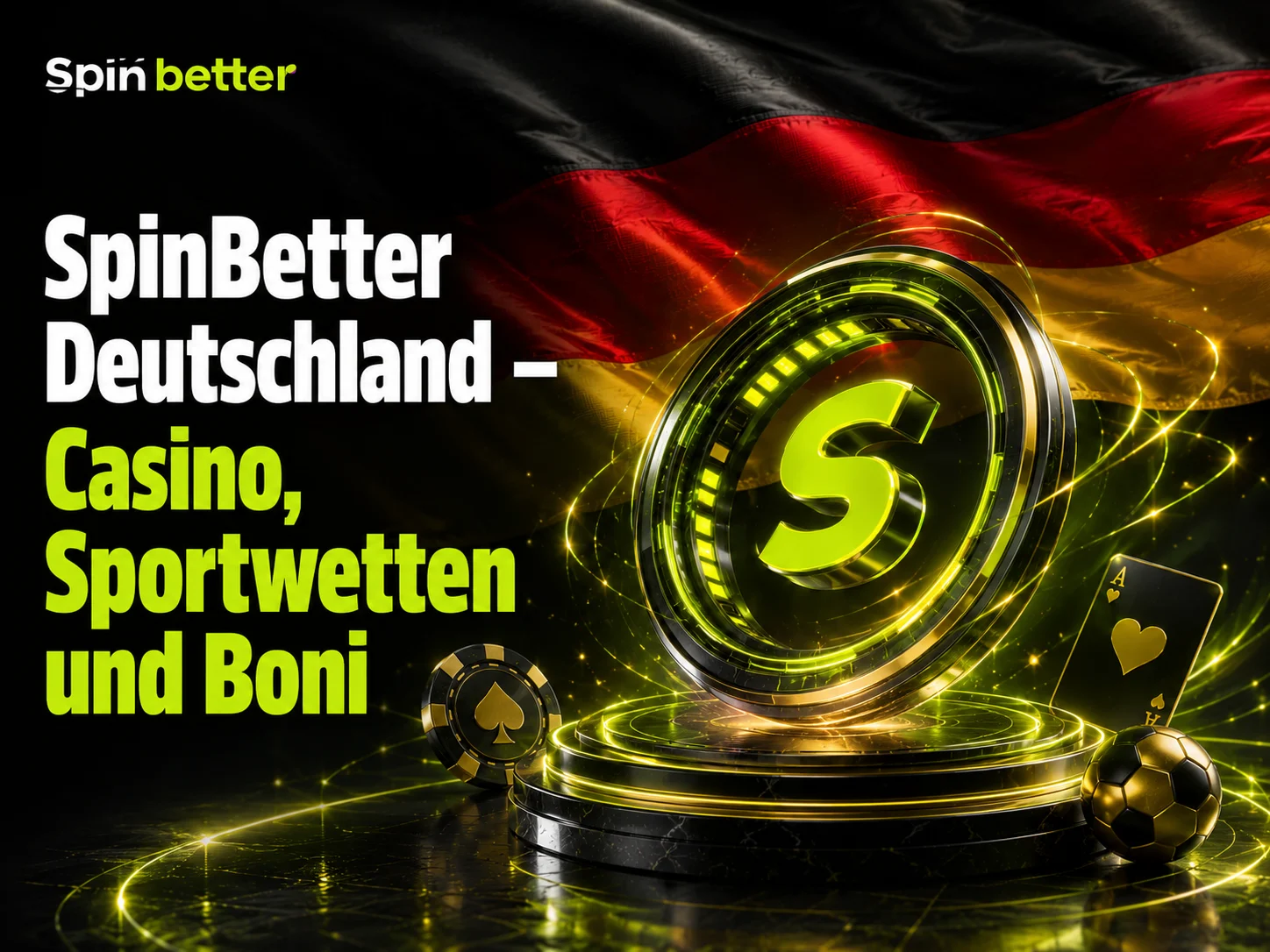 Startseite von SpinBetter Deutschland für Casino und Sportwetten